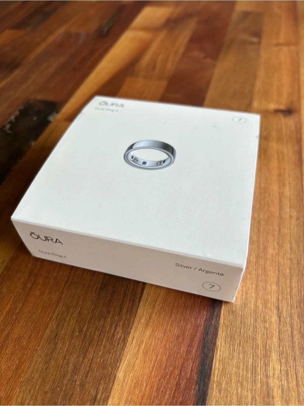 NEW Oura Ring Gen 4 Silver — NEVER WORN